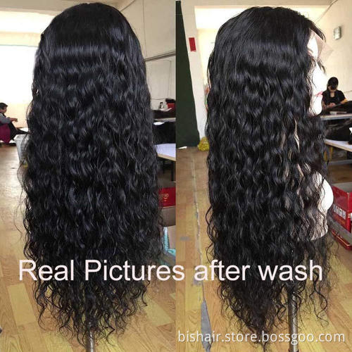Natural Color Long Swiss Lace Kinky Curly Wig For Black Women 100%Raw wigs human hair lace front Brazilian 13*4 lace front wig